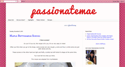 Desktop Screenshot of passionatemae.com